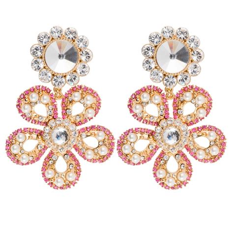 miu miu flower earrings|farfetch miu michu earrings.